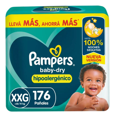 Pampers 2 Packs Baby Dry Mes De Consumo 1