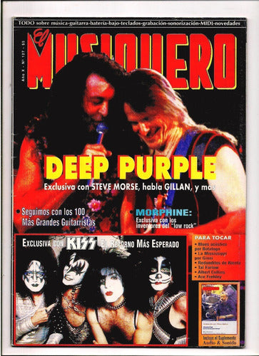 Revista El Musiquero N° 127 Deep Purple Kiss Morphine B5 0