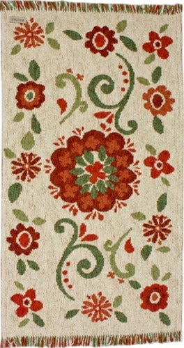 Combo Camino De Chenille 1,60 M X 0,36 Y  Carpeta Chenille 1