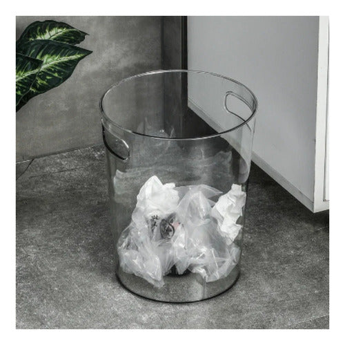 Multipurpose Acrylic Trash Bin for Bathroom and Office 1