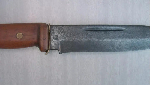 Cuchillo Bowie Hoja Acero Al Carbono Sin Marca De 21,5 Cm 7