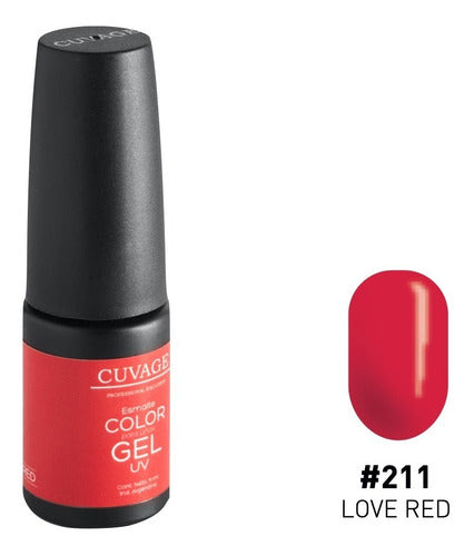 Cuvage Semi-Permanent Nail Polish Color Top Coat Base Gel UV/LED 6ml 1