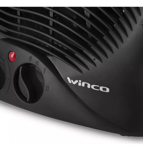 Winco Portable Fan Heater for Bathrooms with Adjustable Thermostat 2