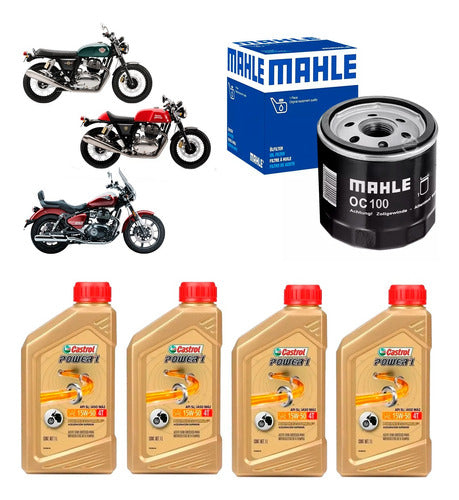 Royal Enfield Kit Service Royal Interceptor 650 Filtro + Castrol Power 1 Sia+ 0