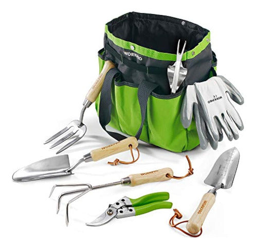 Workpro 7-Piece Garden Tool Set 0