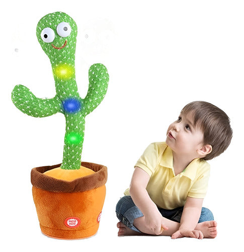 Muy Moderna Cactus Bailarin Grande 33 Cm Juguete Parlante Imita Repite 0