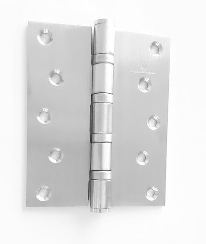 Canton Bisagras 124x100x3mm 4 Rulemanes Acero Inox 304 Reforzada 0