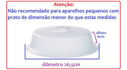 Tampa Para Pratos Microondas Original Electrolux 1