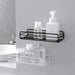 Self-Adhesive Metal Bathroom Shelf Organizer Multipurpose 5