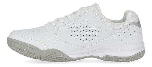 Lotto Court Logo Amf Xix Women's Tennis Shoes in White and Grey by Dexter 1