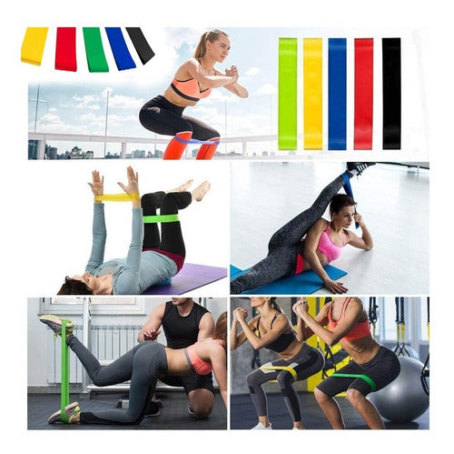 Pro Fitness Exercise 5-Piece Isometric Elastic Bands Kit 2