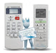 Queen Digital Control Remoto Aire Acondicionado Para Wins Ykr-h101e H002e 1