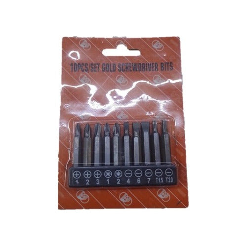 MTV 50mm Phillips Screwdriver Bit Set - 10 Pieces 0