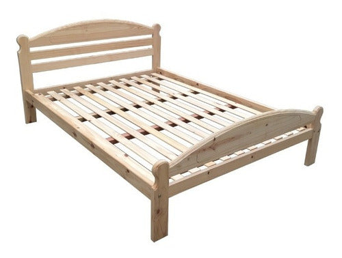 Classic Pine 2-Person Bed Immediate Delivery 5