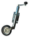 RO-AN Adjustable Height Trailer Wheel with Solid Rubber and Steel Rim 0