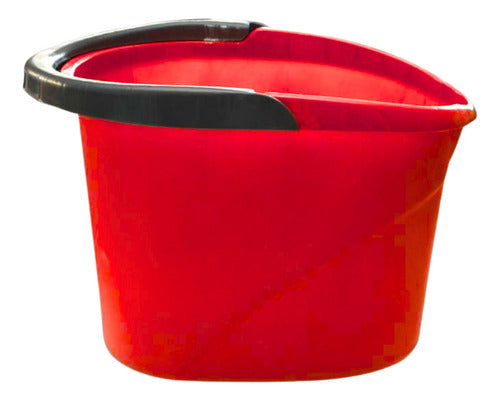 Colombraro Oval Plastic Bucket 10 Liters Red Art. 120 0