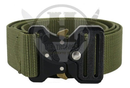 RBN Tactical Cobra Green Tactical Belt with Quick Release Metal Buckle 2