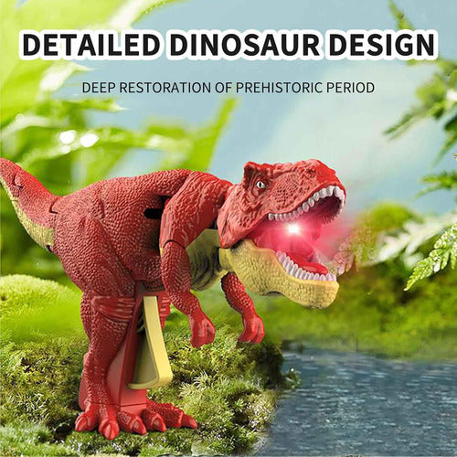 King Of Tech Dinosaur Toy Dino Zaza Roar Light and Sound for Kids 2