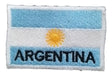 Parche Bordado Termoadhesivo Bandera Argentina 6cm X 4cm 0