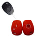 NL Cubre Volante + Funda Llave Silicona Renault Sandero - Rojo 4