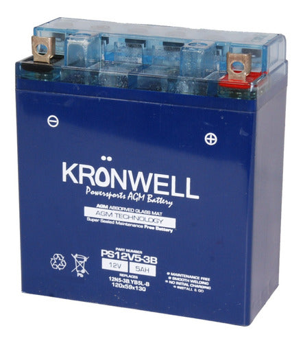 Kronwell Gel Motorcycle Battery for Honda Wave 110 0