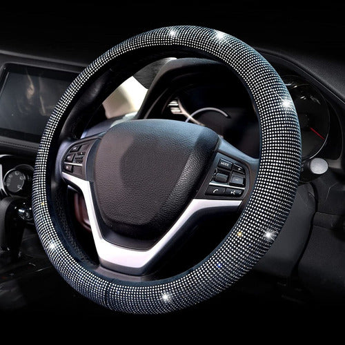 Valleycomfy Steering Wheel Cover / Diamonds / Universal Fit 0