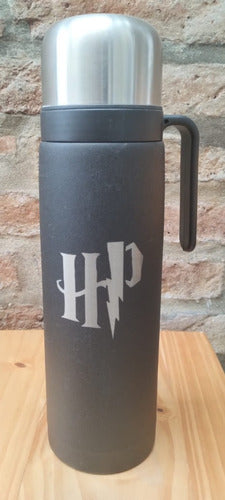 Harry Potter 1 Liter Double Wall Stainless Steel Thermos with Handle 4