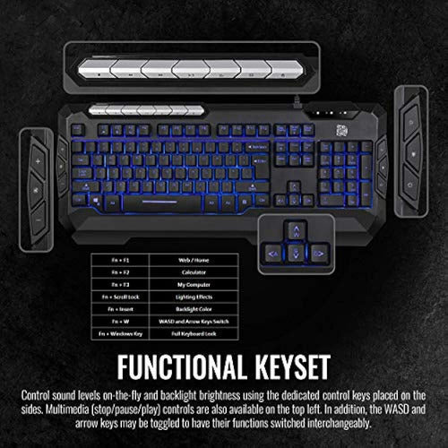 Thermaltake Tt Esports Commander Combo V2, Teclado Y Mouse P 1