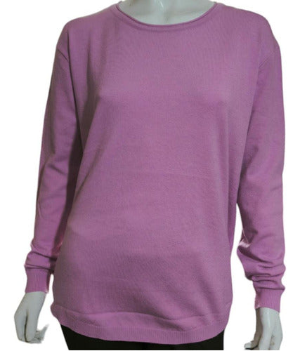 MODAS GRACIA Sweater Bremer Liso Amplio 2