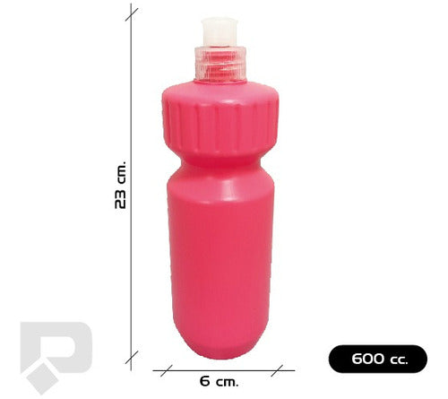Set of 20 Plastic Sports Water Bottles Candy Bar 600ml 27