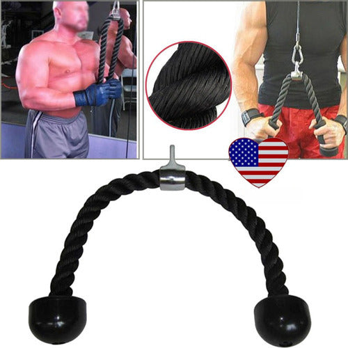 Sport Arm Rope Tricep Multi Gym Cable Empuje Hacia Arriba Ti 0