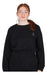 Topper Cropped Basics Women's Sweatshirt in Black | Moov 0