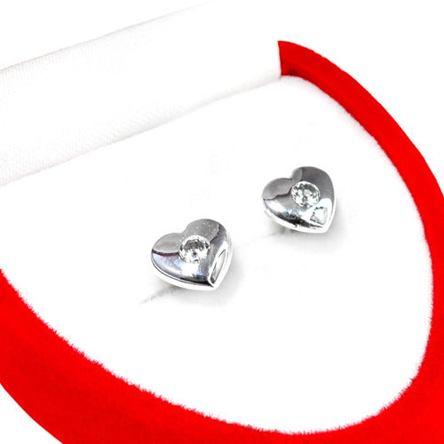 925 Silver Heart Earrings Set for Girls Women with Warranty by Joyas Mayre 0