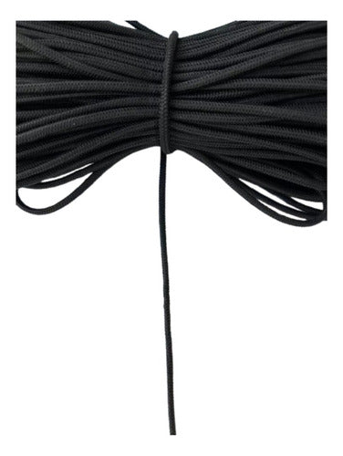 Ondina Elastic Cord 3 Mm X 25 Meters Black 1