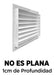 Rejilla Ventilacion Baño 15x15 Acero Inox Exterior 20x20 Bca 4