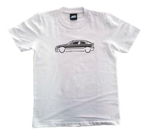 AC Fierrera BMW 008 M3 E36 Compact Side T-Shirt 3