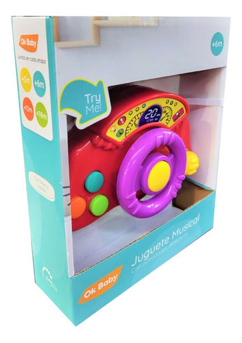 Mini Tablero De Actividades Luz Sonido Ok Baby Jeg Okbb0106 2