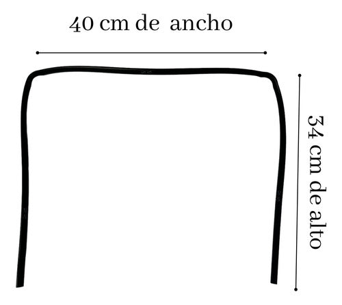 Burlete Puerta De Horno Cocina Ariston G640 Original 1