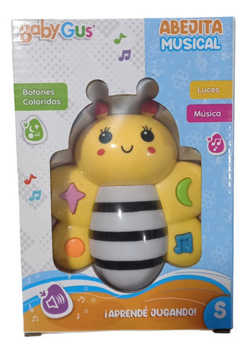 Baby Gus Interactive Bee with Light and Sound 1