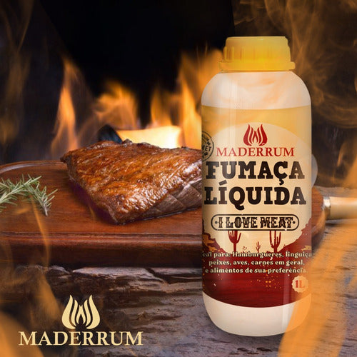 Essência Eucalipto Fumaça Líquida Maderrum 1 Litro Gourmet 1