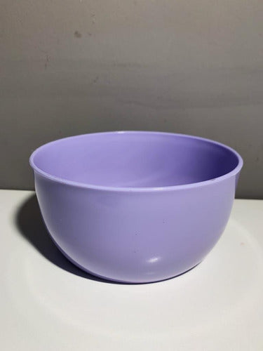 Bowl Plastico Lila De 15cm Recipiente Compotera Cereales 1