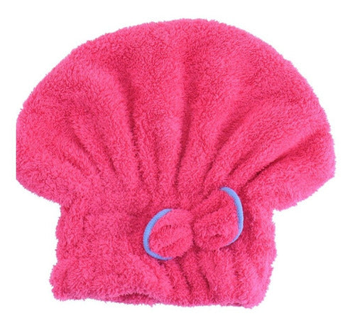 Gorro De Microfibra Toalla Cabeza Baño Absorbente Ducha 5