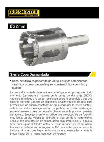 Sierra Copa Diamantada 45 Mm Crossmaster 1