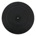 Vinyl Addicted Rubber Mat, Black Turntable Tray Mat 0