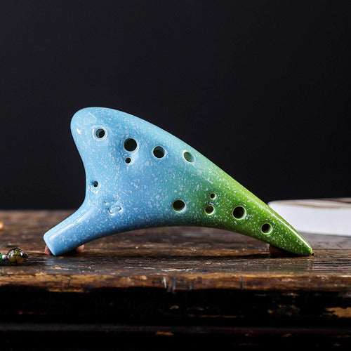 Instrumento Musical Ocarina Alto C De 12 Furos - 4 2