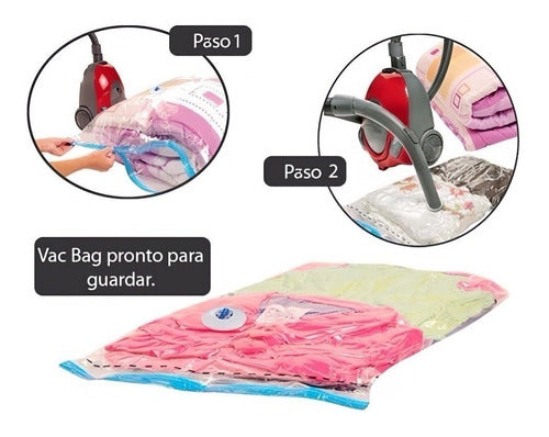 Compressed Vacuum Storage Bag for Clothes 90 X 130 cm 5