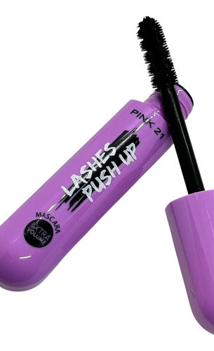 Pink 21 Lashes Push Up Black Mascara 0