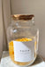Set of 2 Giant 3000 cm3 Glass Jars with Cork Lid 7