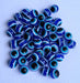 Turkish Evil Eye Beads 6mm Round Pass-Through x 20 Units 1