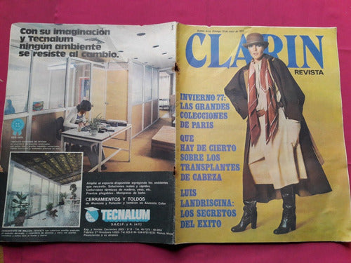 Revista Clarin 15 Mayo 1977 L. Landriscina - Ritos Desierto 3